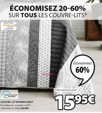JYSK Couvre-lit kornblomst offre