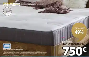 JYSK Simmons Matelas a ressorts simmons S300 offre