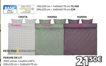 JYSK Parure de lit offre