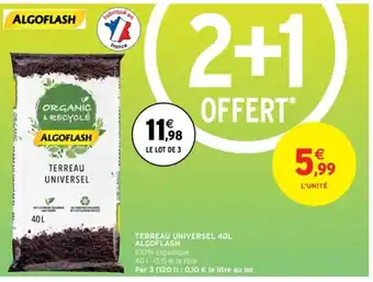 Intermarché Algoflash Terreaus universel 40l algoflash offre
