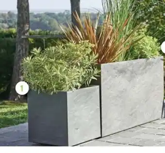 Intermarché Pot carre vocania 40cm offre