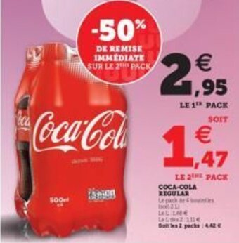 Hyper U Coca-cola regular offre