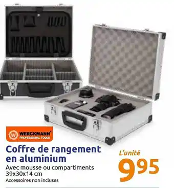 Action Coffre De Rangement En Aluminium Werckmann offre