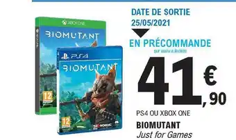 E.Leclerc Biomutant Just For Games offre