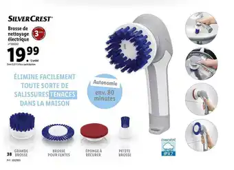 Lidl Silvercrest Brosse De Nettoyage Electrique offre