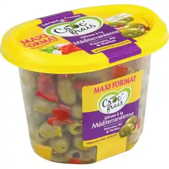 Auchan Olives croc frais offre