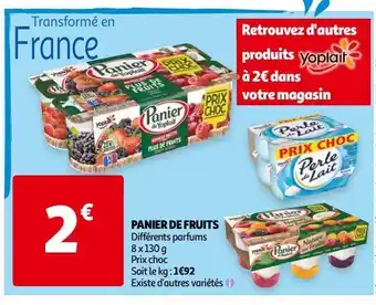 Auchan Panier de fruits offre