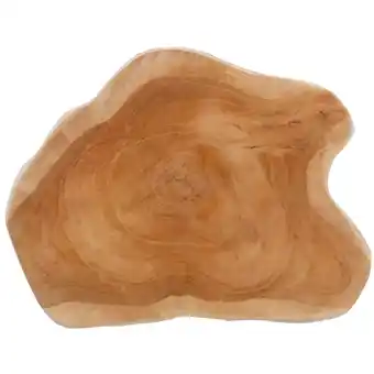 Plateau décoratif en teck