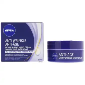 Action Crème de nuit anti-âge nivea daily essentials offre