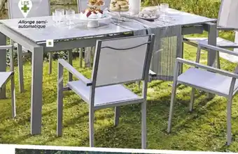 Bricomarché Table Extensible Aluminium Still offre