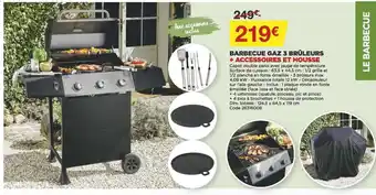 Bricomarché Barbecue Gaz 3 Brûleurs offre