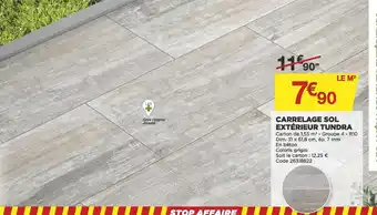 Bricomarché Carrelage Sol Extérieur Tundra offre