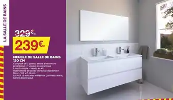 Bricomarché Meuble de Salle de Bains 120cm offre