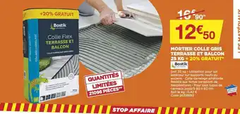 Bricomarché Bostik Mortier Colle Gris Terrasse Et Balcon offre