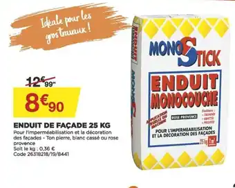 Enduit de Façade 25kg