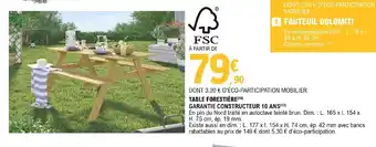 E.Leclerc Table Forestière offre