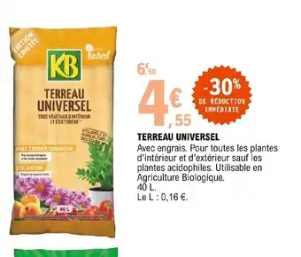 E.Leclerc Terreau Universel offre