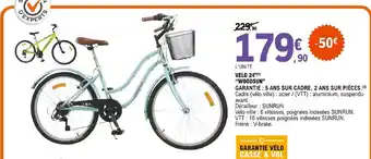 E.Leclerc Velo 24 Woodsun offre