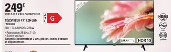 E.Leclerc Tucson Téléviseur 43 Led UHD offre