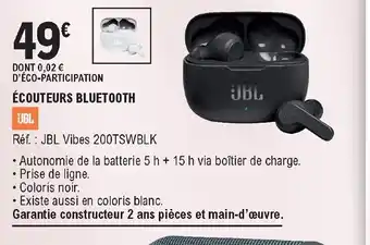 E.Leclerc UBL Écouteurs Bluetooth offre