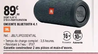 E.Leclerc UBL Enceinte Bluetooth 4.1 offre