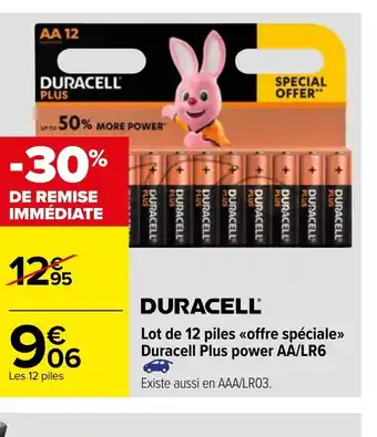 Carrefour Duracell offre