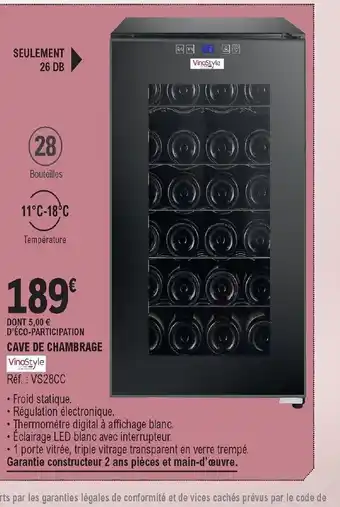 E.Leclerc Vinastyle Cave de Chambrage offre