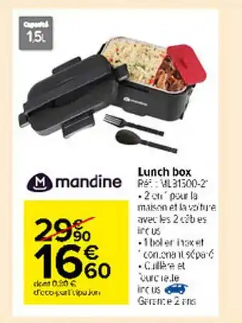 Lunch Box Mandine