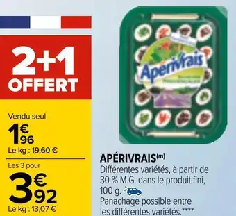 Carrefour Apérivrais apérivrais offre