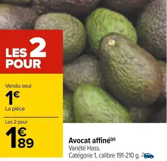 Carrefour Avocat affiné offre
