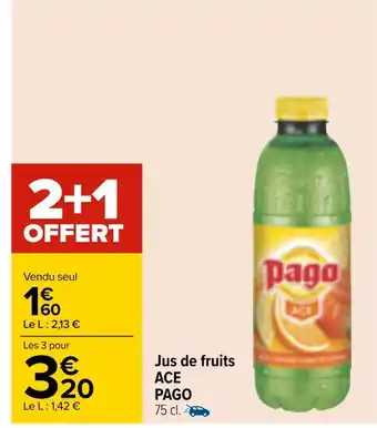 Pago jus de fruits ace