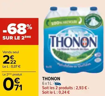 Carrefour Thonon thonon offre