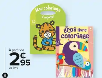 Carrefour Market Livres activités jeunesse offre