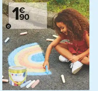 Carrefour Market Lot de 15 craies de trottoir offre