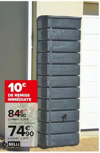 Carrefour Market Belli récupérateur à eau woody offre