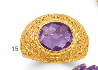 Le manège à bijoux Bague améthyste offre