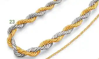 Le manège à bijoux Collier maille corde offre