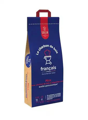 Castorama Soler sac de charbon de bois et briquettes offre