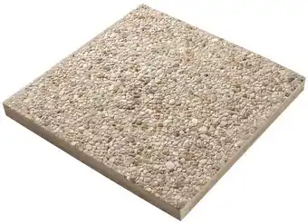 Brico Dépôt Dalle gravillons jaune 40 x 40 x ép. 3,5 cm offre