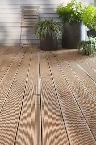 Brico Dépôt Lame de terrasse "douglas soren" naturel offre