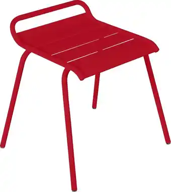 Castorama Fermob tabouret de jardin en métal fermob monceau piment offre