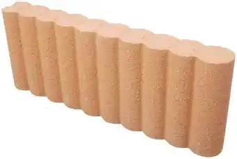 Bordure béton rondin - terracota - 50 x 20 cm ép. 6,5 cm