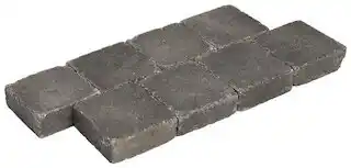 Brico Dépôt Pavé de jardin carré anthracite offre