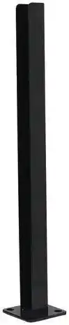 Brico Dépôt Platine métallique noire pour poteau pvc - h. 50,5 cm section : 80 mm x 80 mm offre