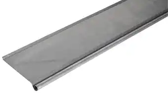 Bande de rive à biseau en zinc l. 2 m