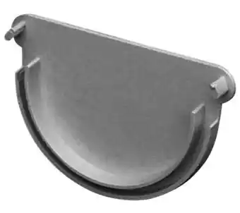 Brico Dépôt Fond de gouttière en pvc profilé de 16 mm gris offre