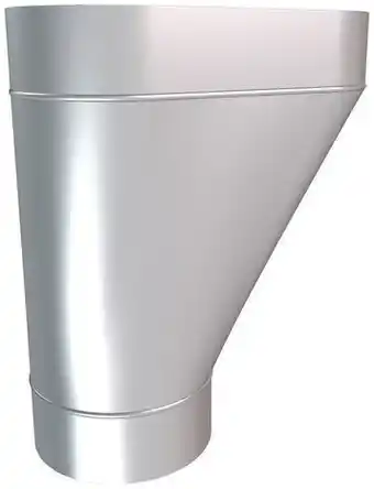 Brico Dépôt Cuvette de branchement en zinc - ø 80 mm offre