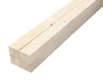Brico Dépôt Botte de 4 tasseaux sapin brut l. 2,40 m - section 47 x 38 mm offre
