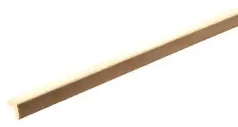 Lot de 10 baguettes d'angle en pin l. 2,40 m - section 23 x 23 mm