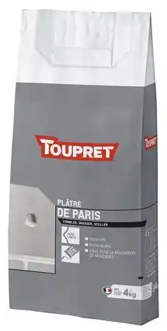 Brico Dépôt Toupret plâtre de paris 4 kg offre